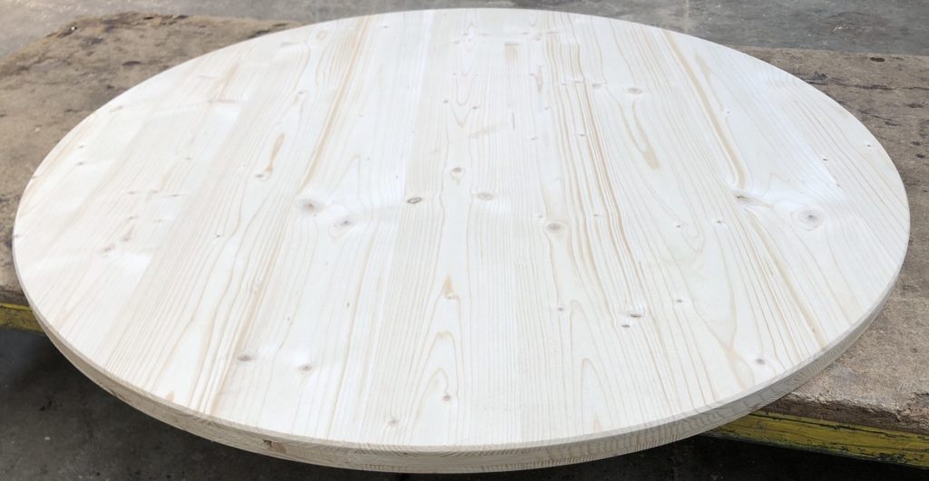 PLATEAUX DE TABLE RONDS EN ÉPICÉA Delta bois Négoce et Commerce de Bois