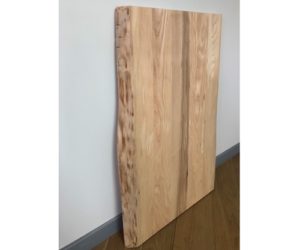 Panneau De Chêne Bord Brut (live Edge) – Séché Au Four – 550x300x42 Mm – Bois Massif