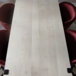 Table érable sycomore Table érables massif lames non aboutées